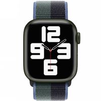 Apple Sport Loop bracelet Apple Watch Series 1 á 9 / SE (38/40/41 mm) | Series 10 (42 mm) - Midnight/Eucalyptus