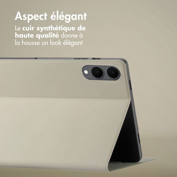 Accezz Coque tablette Classic Samsung Galaxy Tab S11 Ultra - Greige