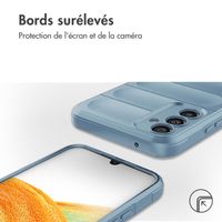 imoshion Coque arrière EasyGrip Samsung Galaxy A34 (5G) - Bleu clair