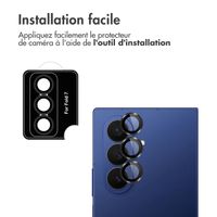 imoshion Protection Caméra en verre trempé 2 Pack Samsung Galaxy Z Fold 7 - Noir