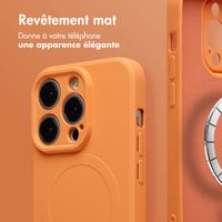 imoshion Coque Couleur avec MagSafe Apple iPhone 14 Pro - Neon Orange