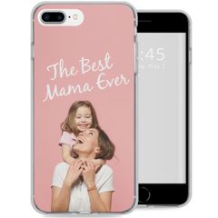 Concevez votre propre coque en gel Apple iPhone 8 Plus / 7 Plus - Transparent