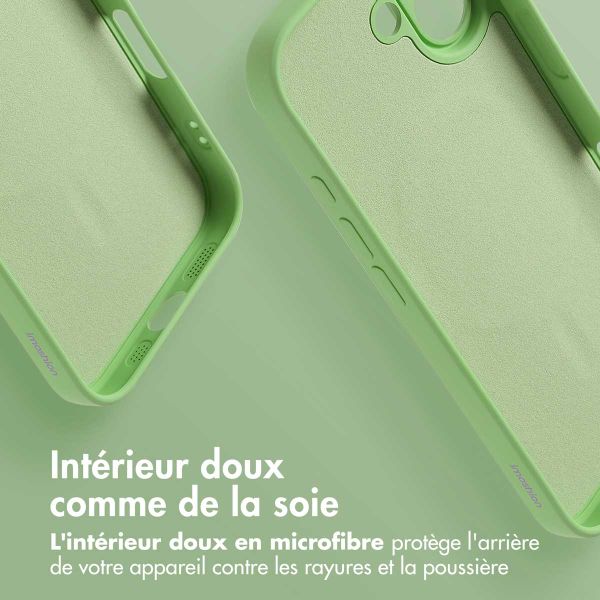 imoshion Coque Couleur avec MagSafe iPhone 16 - Vert