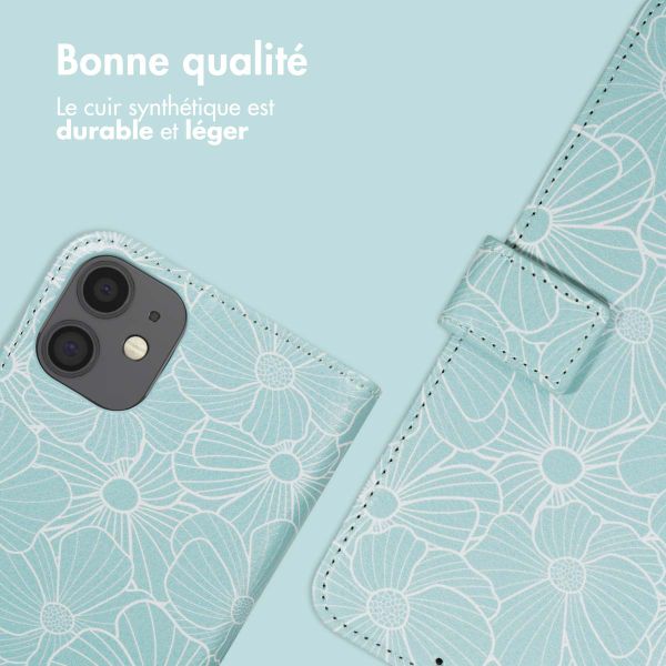 imoshion Étui de télephone portefeuille Design Apple iPhone 11 - Botanica