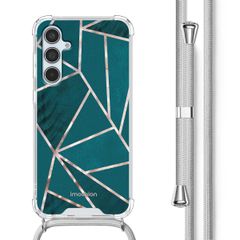 imoshion Coque Design avec cordon Samsung Galaxy A55 - Petrol Green Graphic