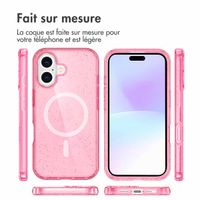 imoshion Coque Pailletée avec MagSafe Apple iPhone 17 - Rose