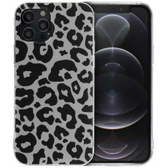 imoshion Coque Design iPhone 12 (Pro) - Leopard Transparent