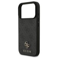 Guess Coque 4G Metal Logo MagSafe Apple iPhone 17 Pro Max - Noir