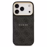 Guess Coque MagSafe Classic avec logo 4G Apple iPhone 17 Pro - Noir