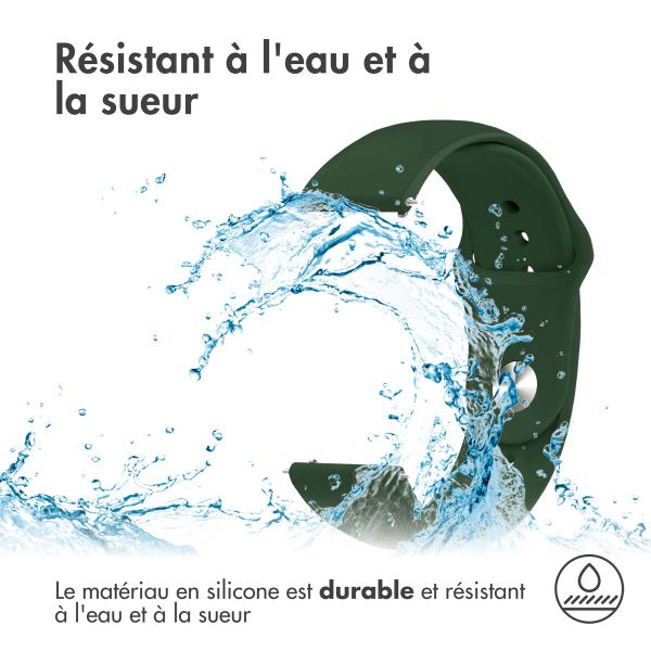 imoshion Bracelet sport en silicone  - Connexion universelle 18 mm - Vert foncé