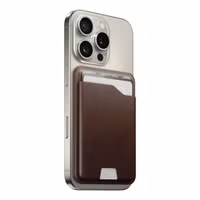 Nomad Portefeuille Mag en cuir avec Apple Find My Tracking - Brown