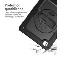 Accezz Coque arrière robuste avec bandoulière iPad Pro 13 (2024) M4 - Noir