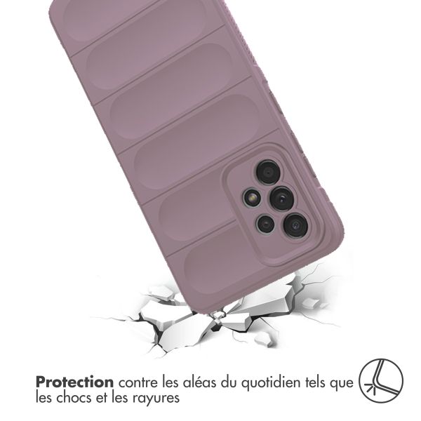 imoshion Coque arrière EasyGrip Samsung Galaxy A52(s) (5G/4G) - Violet