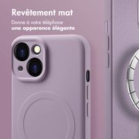 imoshion Coque Couleur avec MagSafe iPhone 15 - Violet