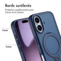 Accezz Coque Ring Stand avec MagSafe Apple iPhone 17 - Bleu