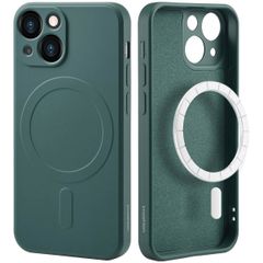 imoshion Coque Couleur avec MagSafe Apple iPhone 13 Mini - Vert foncé