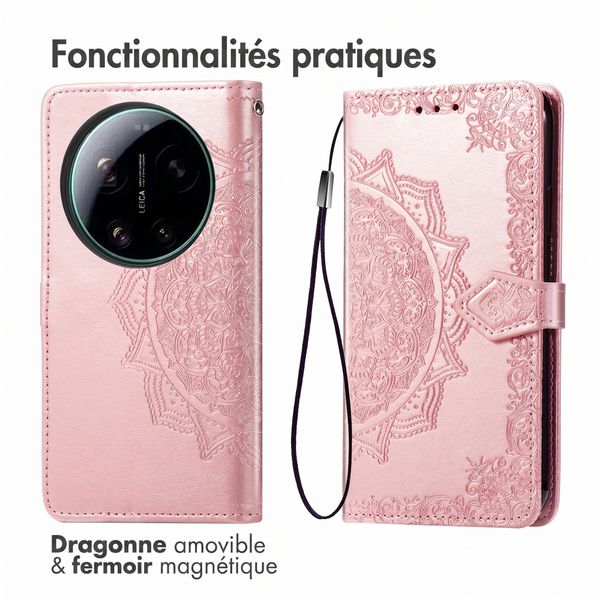 imoshion Etui de télephone Mandala Xiaomi 17 Ultra - Rose Gold