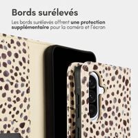 imoshion Étui de télephone portefeuille Design Samsung Galaxy A36 - Black And White Dots