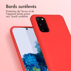 imoshion Coque de couleur avec cordon amovible Samsung Galaxy S20 - Rouge