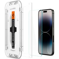 Spigen Protection d'écran en verre trempé GLAStR Fit + Applicator 2-pack Apple iPhone 14 Pro Max