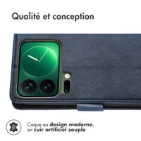 imoshion Étui de télephone portefeuille Xiaomi 17 Pro Max - Bleu foncé