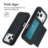 imoshion Coque arrière avec porte-cartes Apple iPhone 17 Pro - Noir
