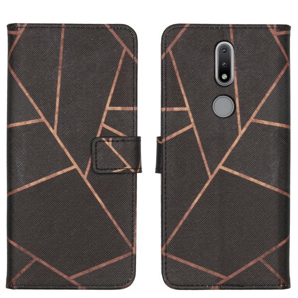 imoshion Coque silicone design Nokia 2.4 - Black Graphic