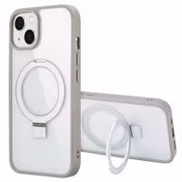 Accezz Coque Ring Stand avec MagSafe Apple iPhone 13 - Gris