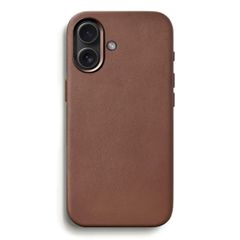 Woodcessories Coque Bio Leather MagSafe iPhone 16 - Brown