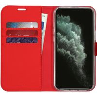 Accezz Étui de téléphone Wallet Apple iPhone 12 Pro Max - Rouge