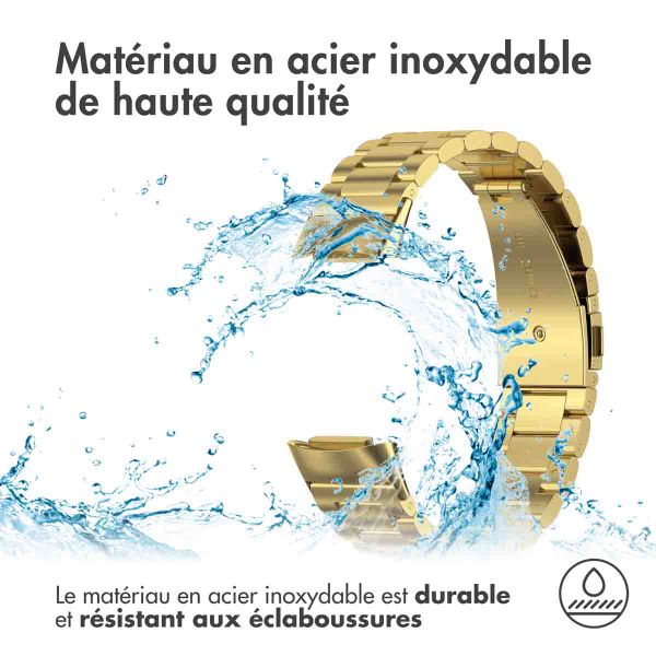 imoshion Bracelet en acier Fitbit Charge 5 - Doré
