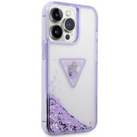 Guess Coque Liquid Glitter iPhone 14 Pro Max - Lila