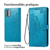 imoshion Etui de téléphone portefeuille Mandala Nokia G22 - Turquoise