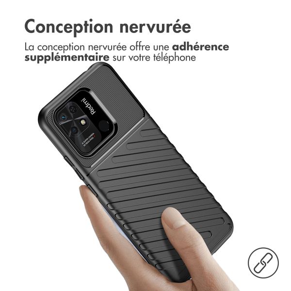 imoshion Coque arrière Thunder Xiaomi Redmi 10C - Noir