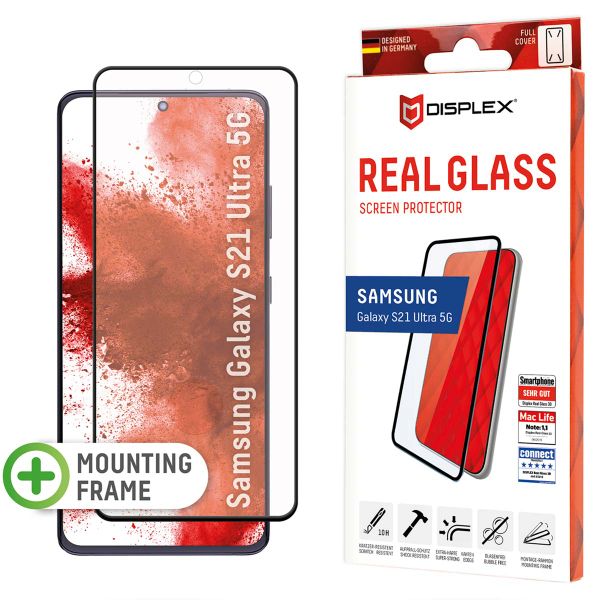 Displex Protection d'écran en verre trempé Real Glass Fingerprint Sensor Samsung Galaxy S21 Ultra