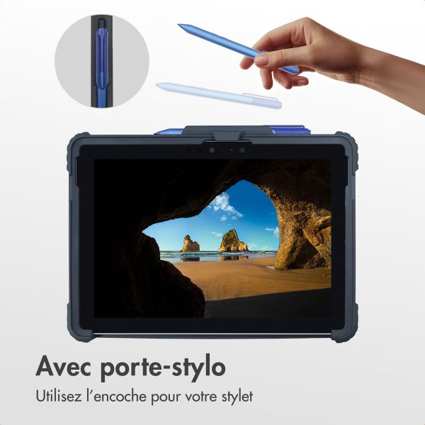 Accezz Coque Rugged avec support Microsoft Surface Go / Go 2 / Go 3 / Go 4 - Noir