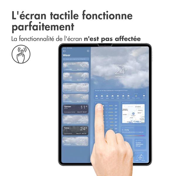 imoshion Protection d'écran en verre trempé iPad Pro 12.9 (2018-2022) - Transparent