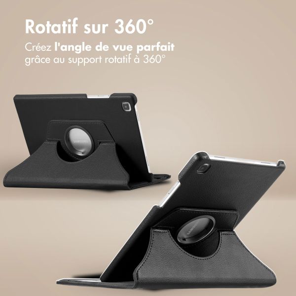 imoshion Coque tablette rotatif à 360° Galaxy Tab A7 Lite - Noir