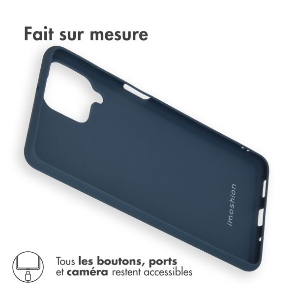 imoshion Coque Couleur Samsung Galaxy M53 - Bleu foncé