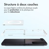 Accezz Coque arrière Xtreme Impact avec MagSafe Samsung Galaxy Z Flip 7 - Transparent