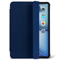 Decoded Textured Sillicon Slim Cover iPad Air 11 pouces (2024) M2 / Air 5 (2022) / Air 4 (2020) - Navy Peony