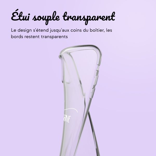 Coque personnalisée avec un cœur élégant iPhone 11 - Transparent