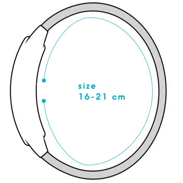 imoshion Bracelet en nylon Samsung Galaxy Watch 4 / 5 / 6 / 7 / FE (20 mm) - Bleu