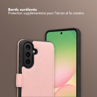 Selencia Étui Riva avec MagSafe et cordon de téléphone Samsung Galaxy A57 (5G) - Old Pink
