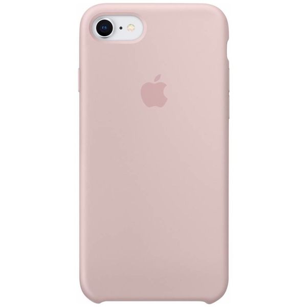 Apple Coque en silicone iPhone SE (2022 / 2020) / 8 / 7 - Pink Sand