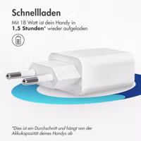 imoshion Adaptateur secteur 18 watts | USB-A - Blanc
