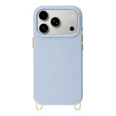 Selencia Coque arrière Rivièra avec MagSafe avec crochets amovibles Apple iPhone 17 Pro - Powder Blue