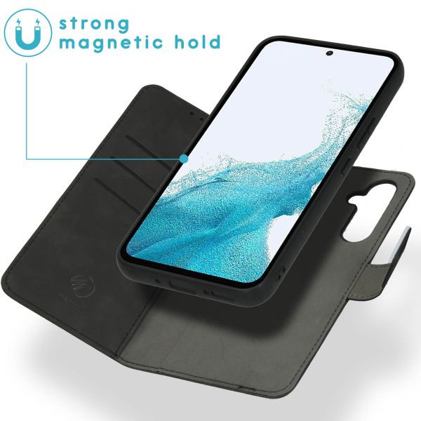imoshion Etui de télephone luxe 2-en-1 amovible Samsung Galaxy A54 (5G) - Noir