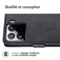 imoshion Étui de téléphone portefeuille Luxe Xiaomi 15 Pro - Noir