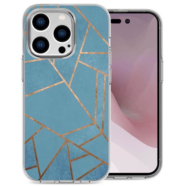 imoshion Coque Design iPhone 14 Pro - Blue Graphic